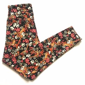 LuLaRoe Disney Capsule Leggings Bambi Floral